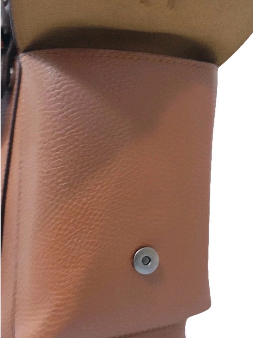 Joan & David Brown Backpack Laptop Bag Coated Faux Leather - Picture 10 of 16